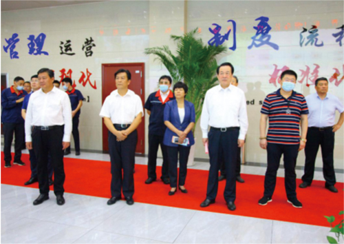 濟(jì)南市人大常委會主任殷魯謙考察本項目