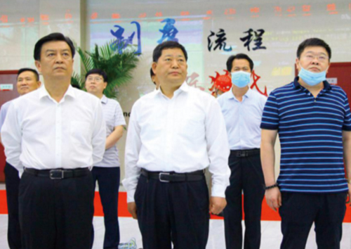 濟(jì)南市人大常委會副主任李勝利考察福倫鋼鐵無組織排放項目