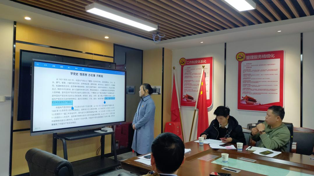 劉淑芳書(shū)記為大家講黨課——《學(xué)黨史、悟思想、辦實(shí)事、開(kāi)新局》