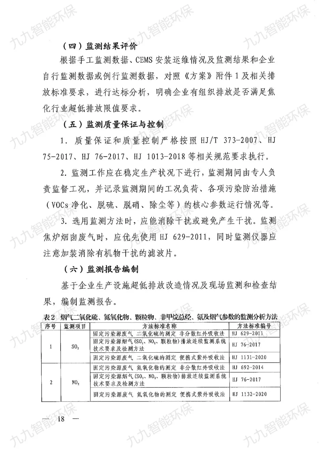 《關(guān)于印發(fā)山西省焦化行業(yè)超低排放評(píng)估監(jiān)測技術(shù)指南的通知》